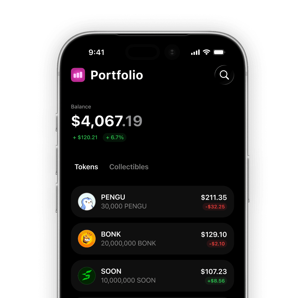 Trade everything from one wallet.