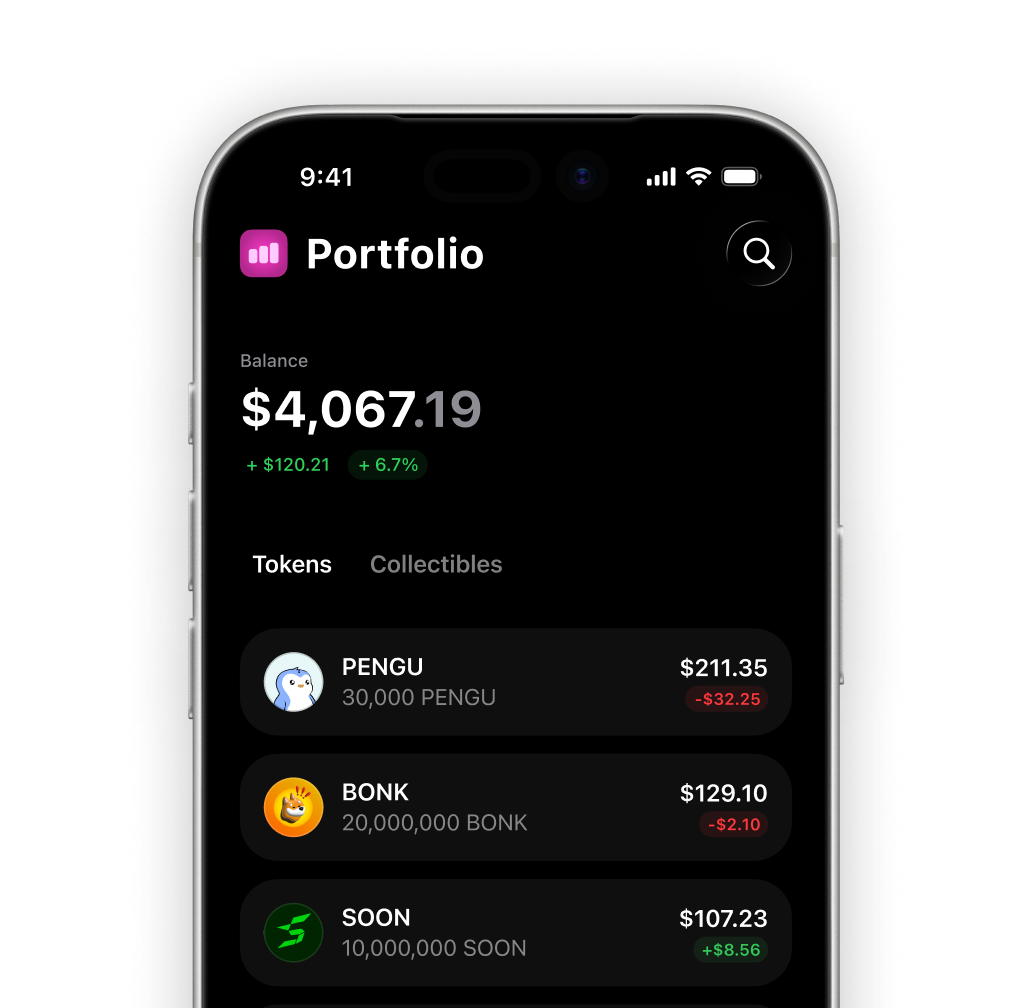Trade everything from one wallet.